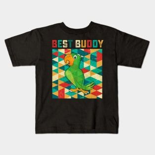 Best Buddy Parrot Kids T-Shirt